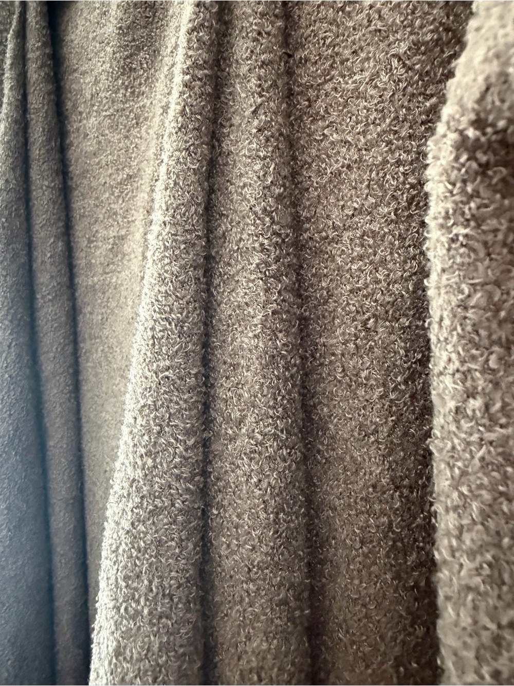 Barefoot Dreams Draped Open-Front Cardigan in Taupe/Brown- Bamboo Chic Lite - Picture 4 of 9